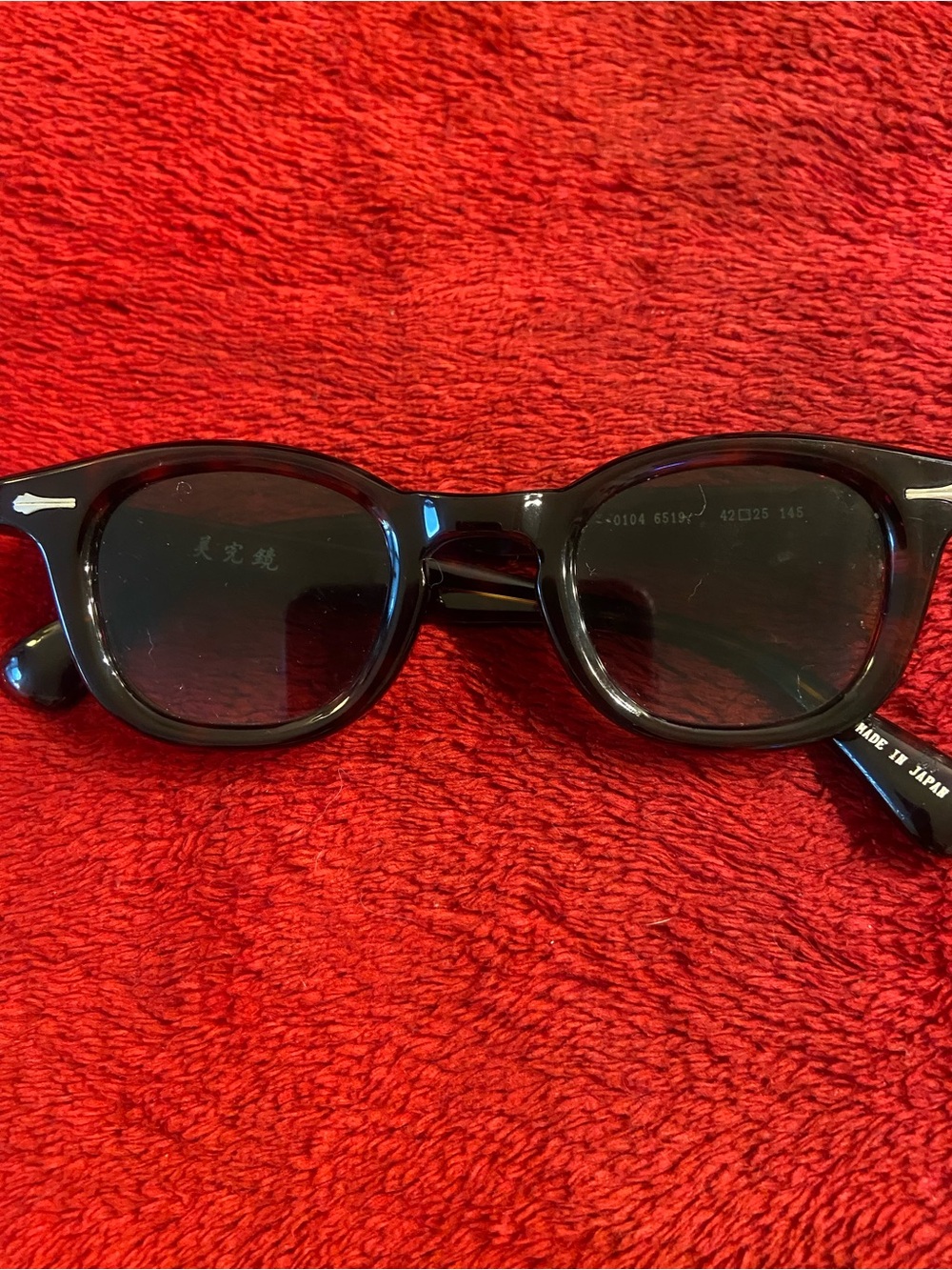 Oliver Peoples Black Round Acetate Sunglasses
